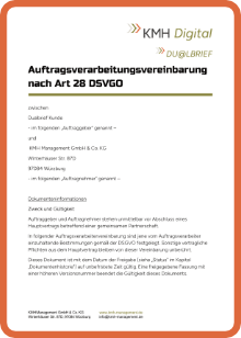 DU@LBRIEF Briefvorlage Word-Datei
